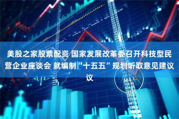 美股之家股票配资 国家发展改革委召开科技型民营企业座谈会 就编制“十五五”规划听取意见建议